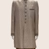 Men Palkhi | Light Brown Wedding Sherwani (M0407)