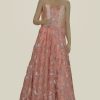 Women Palkhi | Peach Color Floor Length Gown | (D0899)