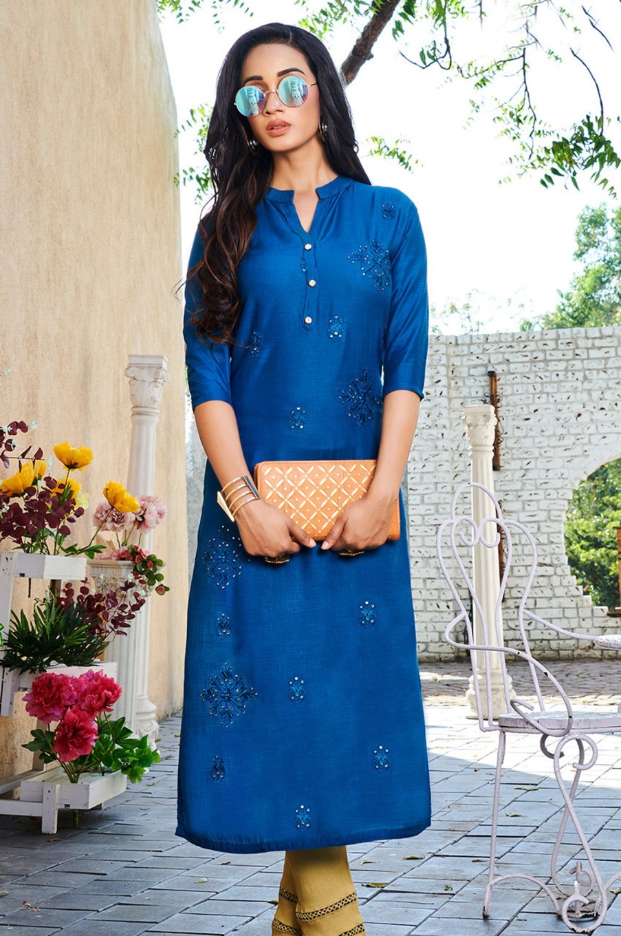 Women Palkhi | Blue Color Dress (D1331)