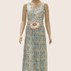 Women Palkhi | Green Color Palazzo Dress (D1313)