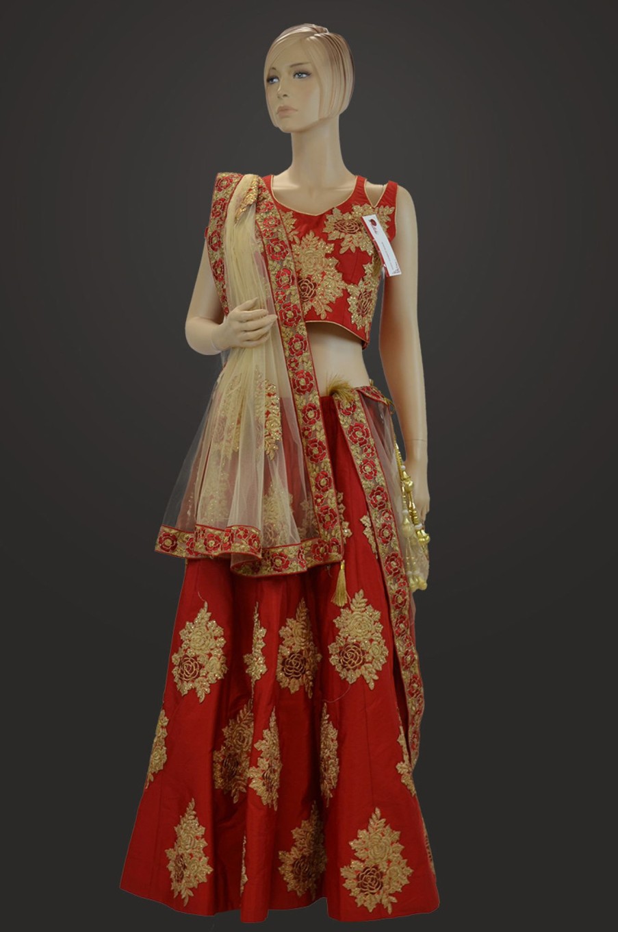 Women Palkhi | Red Lehenga Choli (L0183)