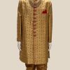 Men Palkhi | Light Brown Color Sherwani (M0455)