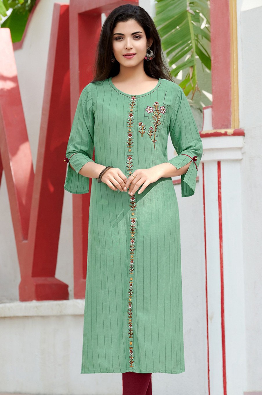 Women Palkhi | Elegant Kurti (T0284)