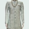 Men Palkhi | Sky Blue Color Indo Western Jacket Suit (M0481)