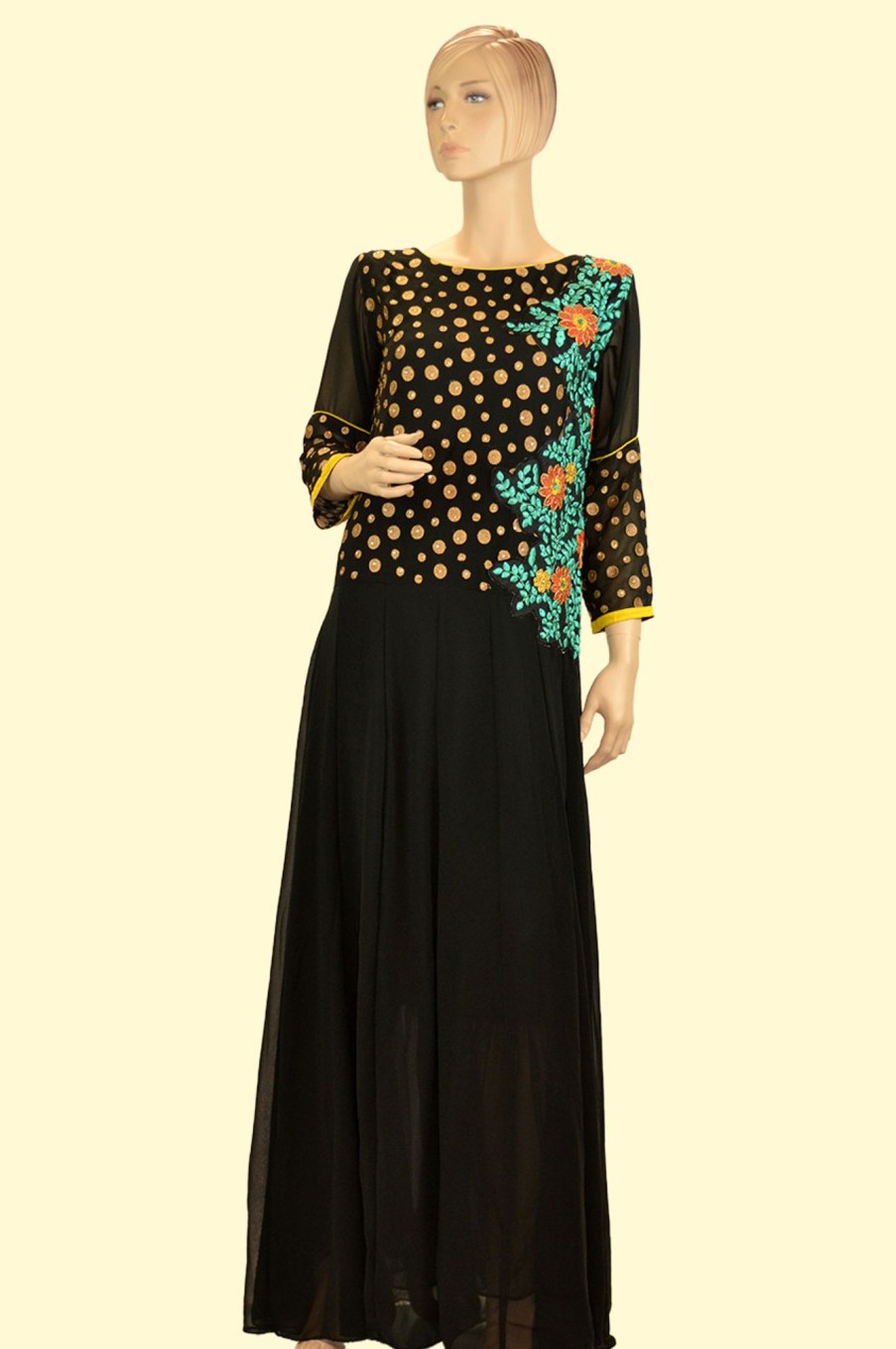 Women Palkhi | Block Gown Dress (D0333)