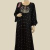 Women Palkhi | Black Color Long Kurti (T0220)