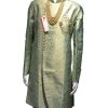 Men Palkhi | Green And Gold Sherwani (M0351B)