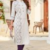 Women Palkhi | Off-White Color Kurti (T0273)