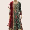 Women Palkhi | Green Color Layred Dress (D1276)