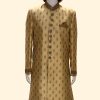 Men Palkhi | Gold Color Sherwani (M0450)