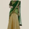 Women Palkhi | Create And Green Lhenegha Choli (L0208)