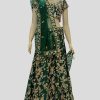 Women Palkhi | Green Color Lehengha Choli (L0265)