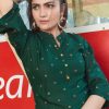 Women Palkhi | Green Color Short Kurti (D1346)