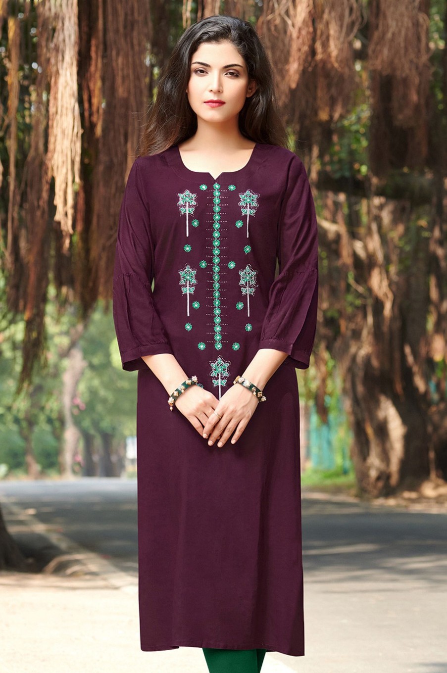 Women Palkhi | Elegant Kurti (T0291)