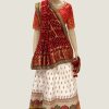 Women Palkhi | Red And White Lehengha Choli (D1364)