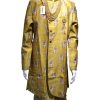 Men Palkhi | Parrot Green Indo-Western Sherwani( M0359A)