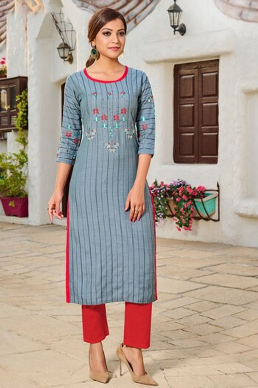 Women Palkhi | Elegant Kurti (T0271)