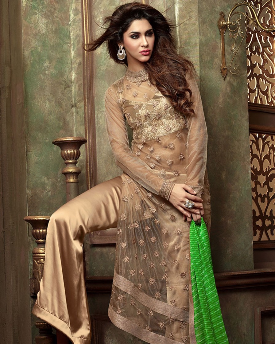 Women Palkhi | Beige Color Dress (D0446)