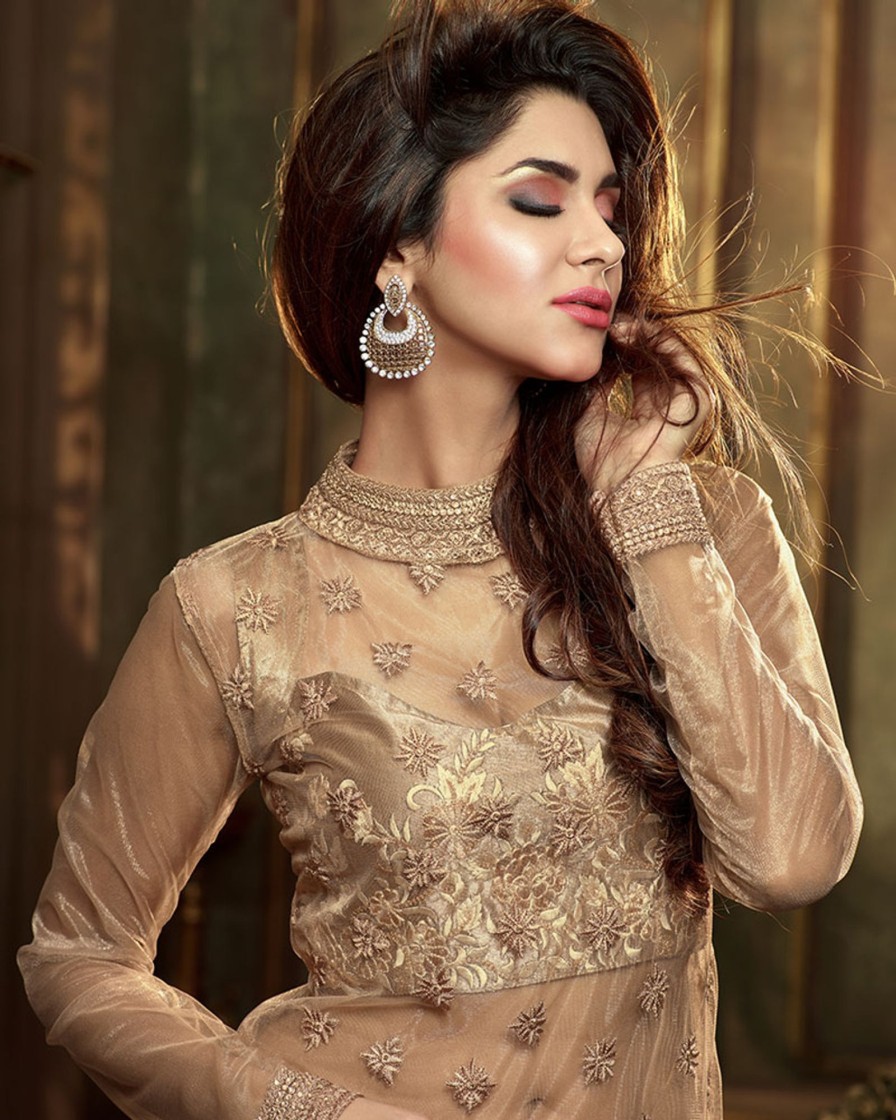 Women Palkhi | Beige Color Dress (D0446)