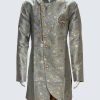 Men Palkhi | Grey Color Indo Western Jacket Suit (M0488)