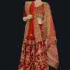 Women Palkhi | Red Color Bridal Lehenga Choli (L0186)