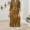 Women Palkhi | Brown Color Kurti (T0270)