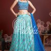 Women Palkhi | Elegant Teal And Blue Color Lehengha Choli (L0320)