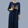 Women Palkhi | Blue Color Cotton Kurti (T0221)