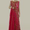 Women Palkhi | Pink Color Jacket Style Gown ( D1012 )