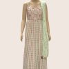 Women Palkhi | Cream Colored Dress (D1361)