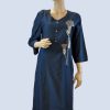 Women Palkhi | Blue Color Cotton Kurti (T0198)