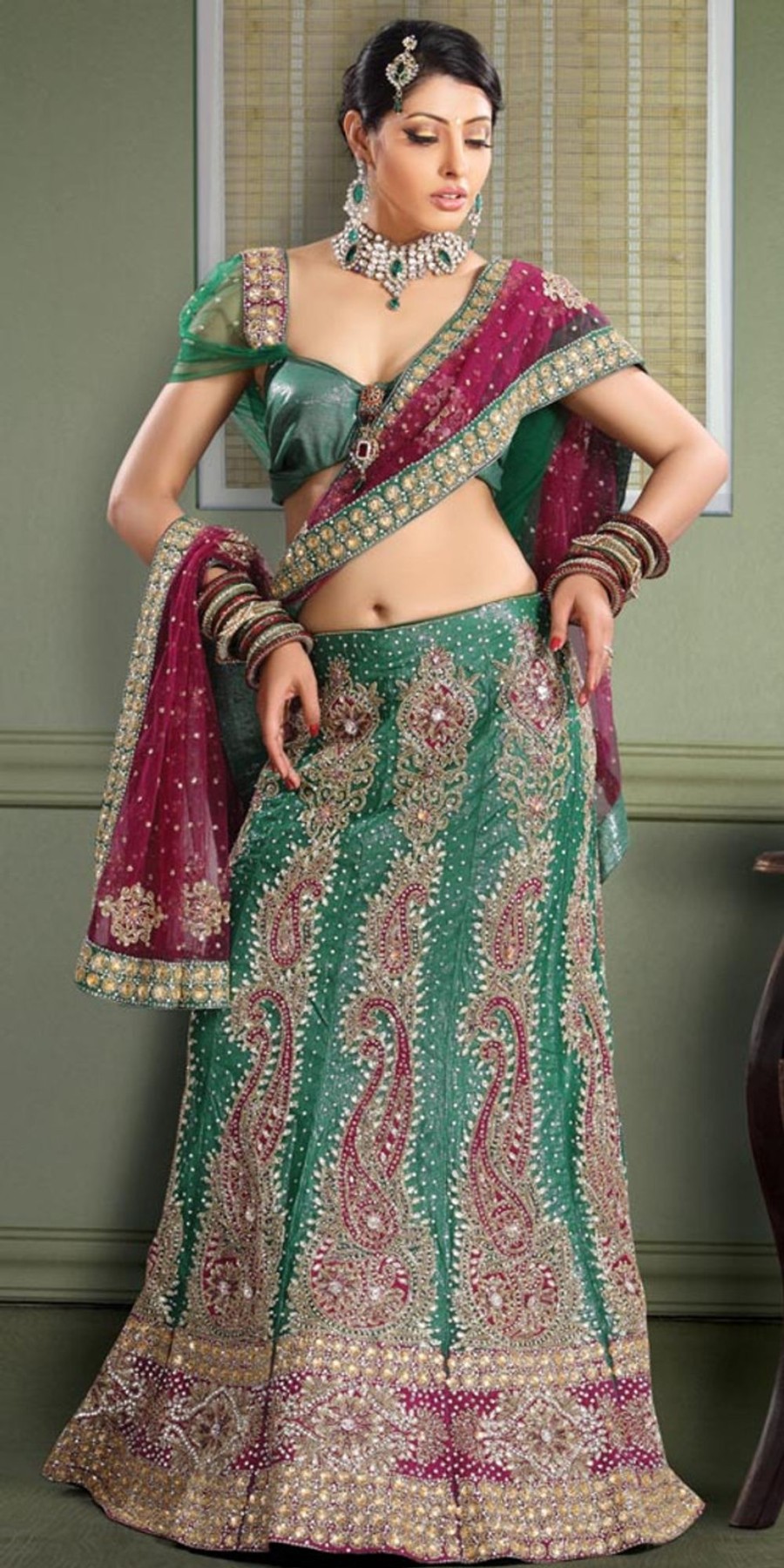 Women Palkhi | Luxurious Look Lehenga Choli (L0023)