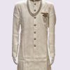 Men Palkhi | Cream Color Indo Western Jacket Suit (M0482)